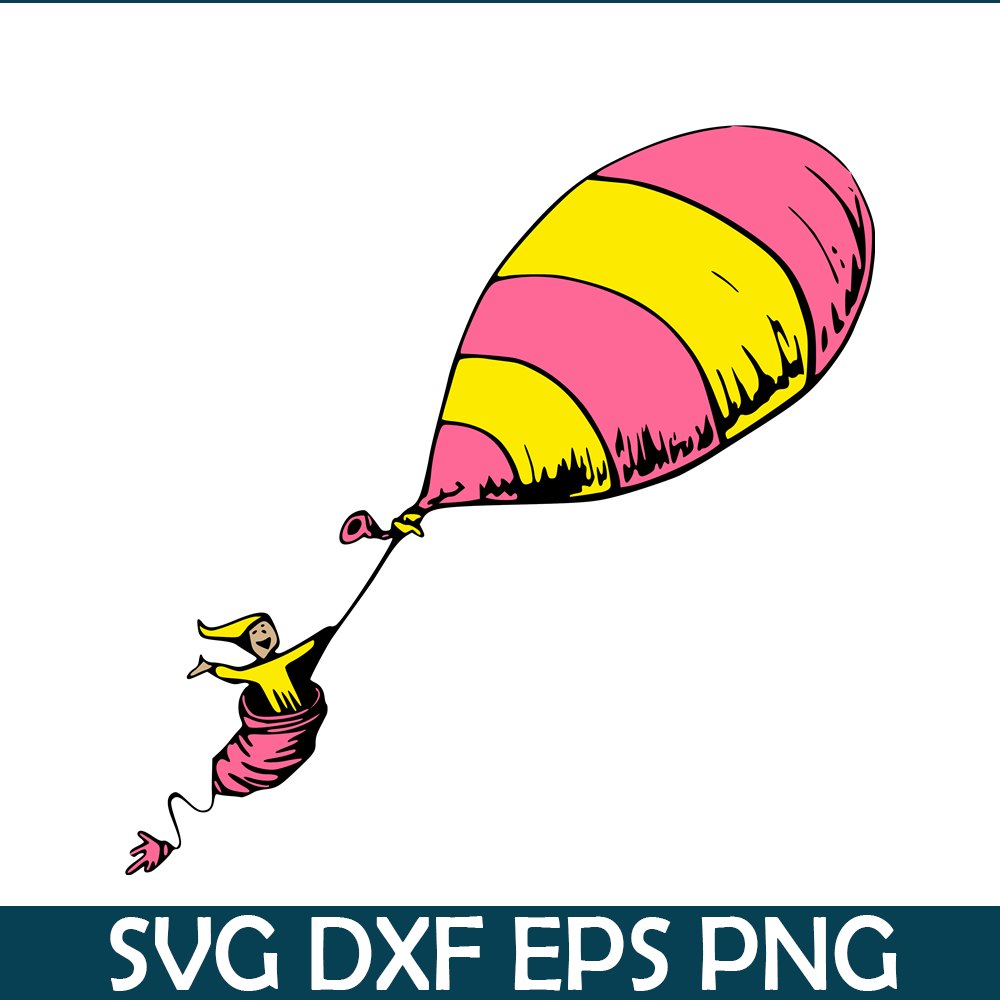 oh the places you go balloon SVG, Dr Seuss SVG, Cat In The H | Inspire ...