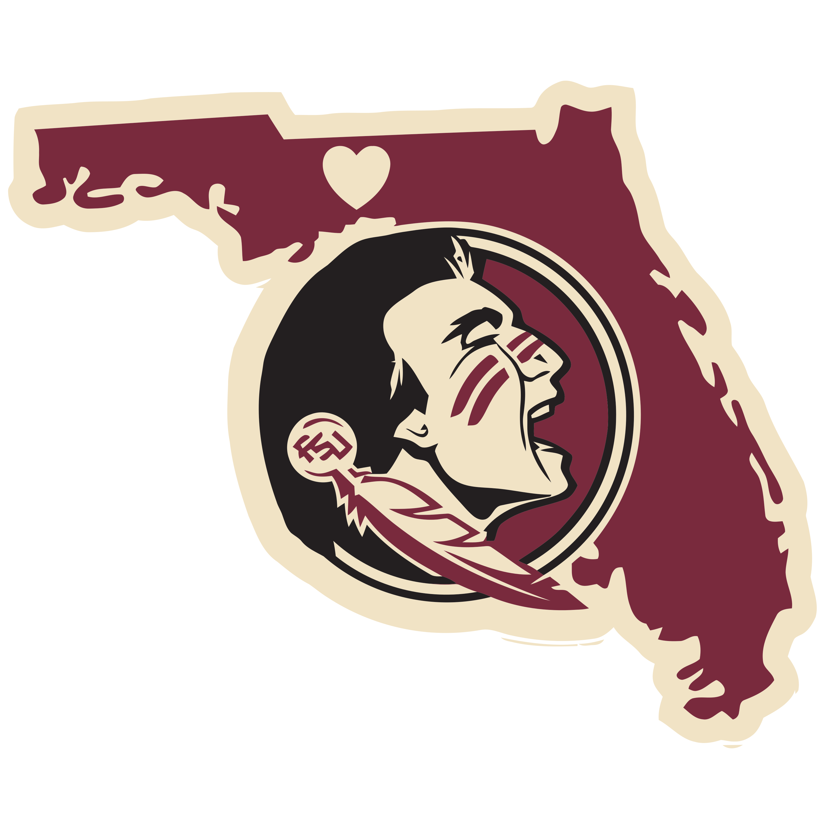 Florida State seminoles Svg, Florida State Logo Svg, Sport S | Inspire ...
