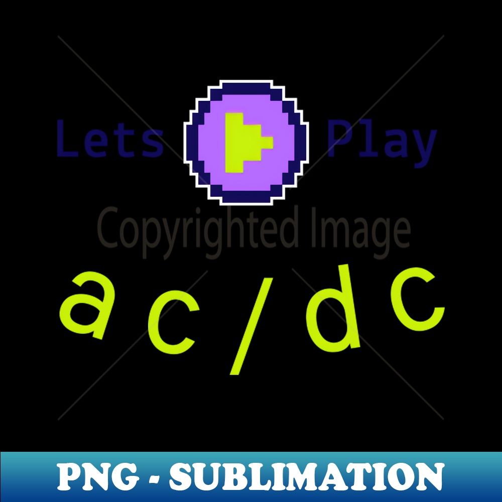 acdc pixel art - Unique Sublimation PNG Download - Vibrant a | Inspire ...