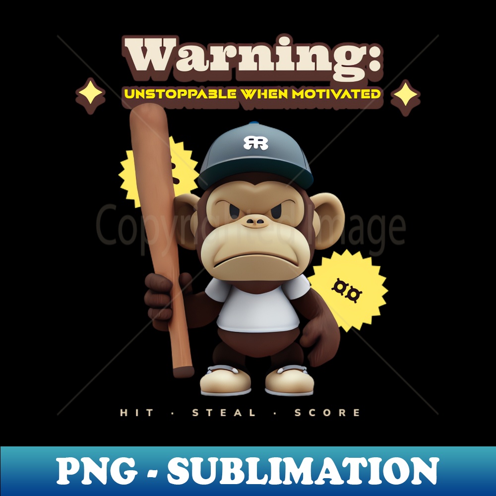 Picture of Warning Unstoppable when motivated - Aesthetic Sublimation D | Inspire ...
