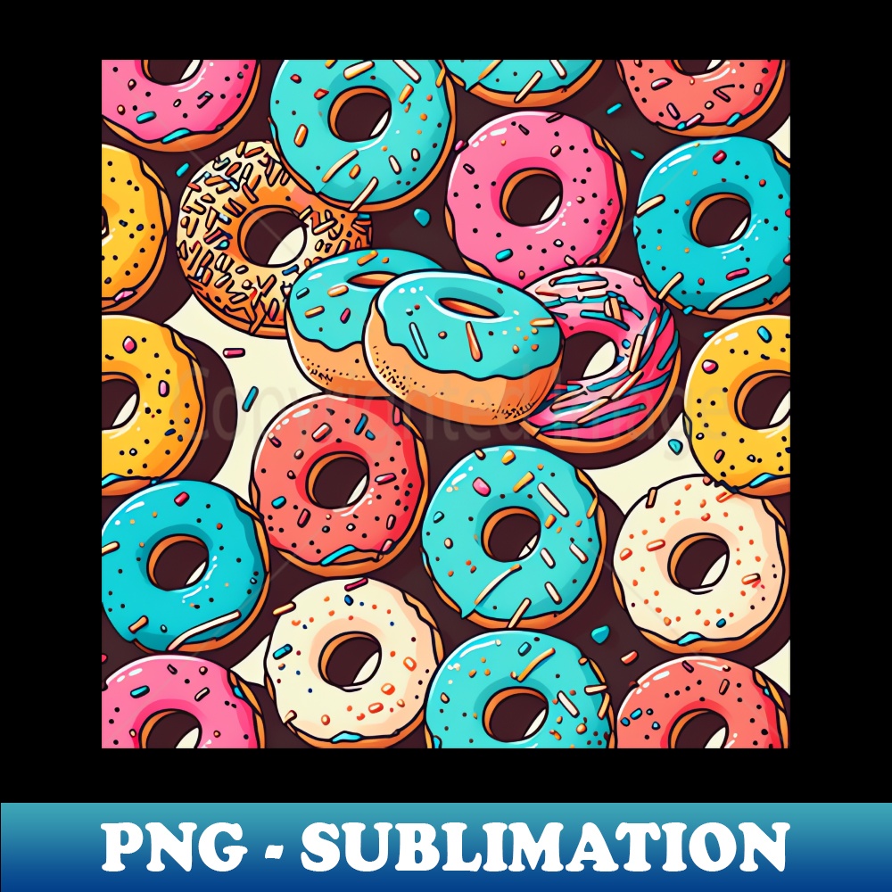Donut Line Pattern Donuts Pattern Line Drawing Colorful Birthday Gift ideas for | Inspire ...