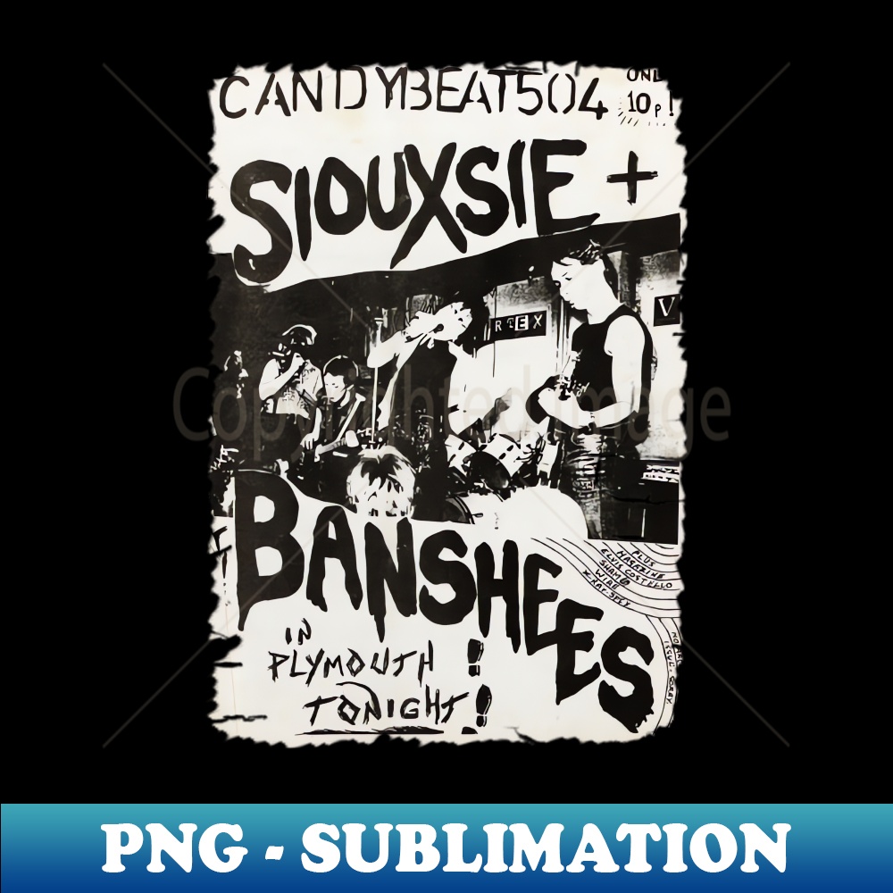T-Shirt Siouxsie e le Banshees punk rock retrò vintage goth