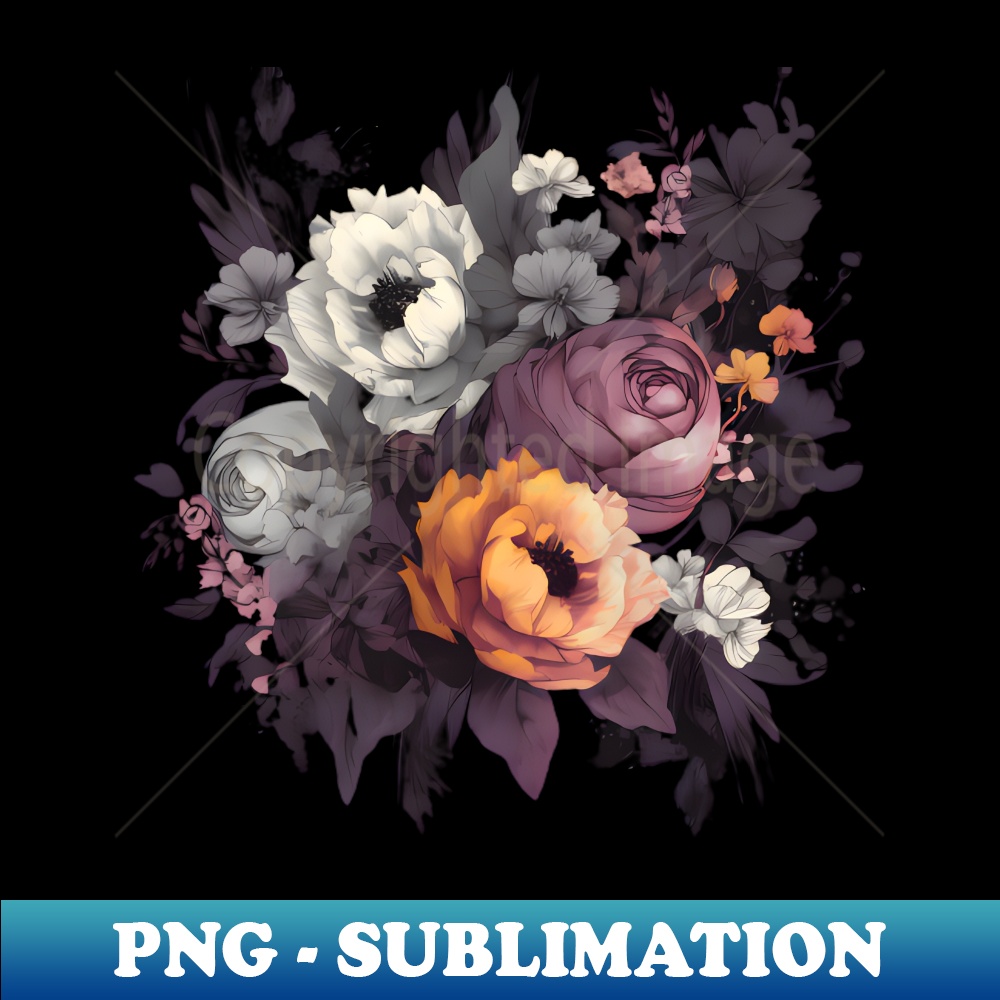 Petal Parade of Natural Beauty - Modern Sublimation PNG File | Inspire ...
