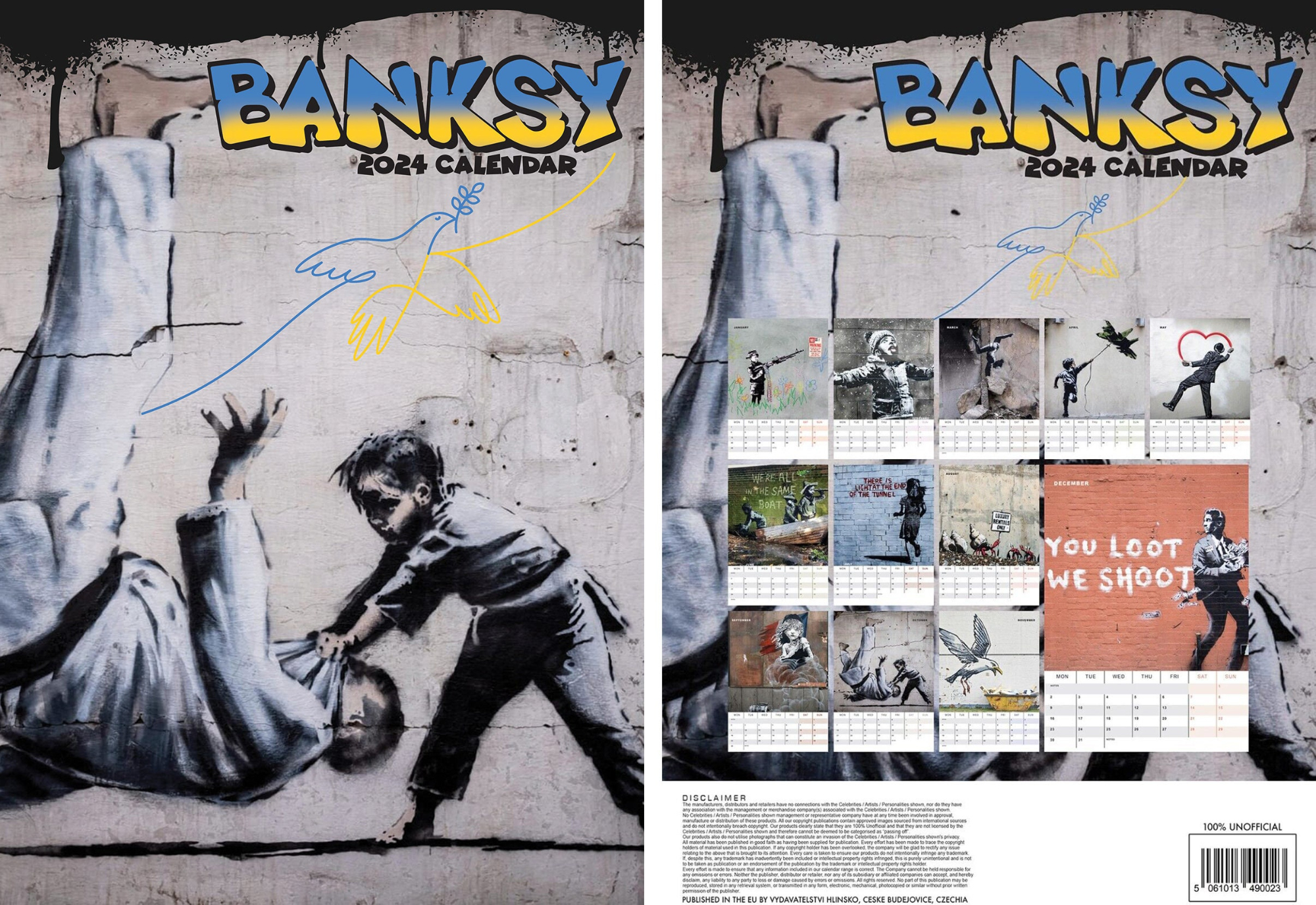 Banksy Calendar 2024 - Inspire Uplift