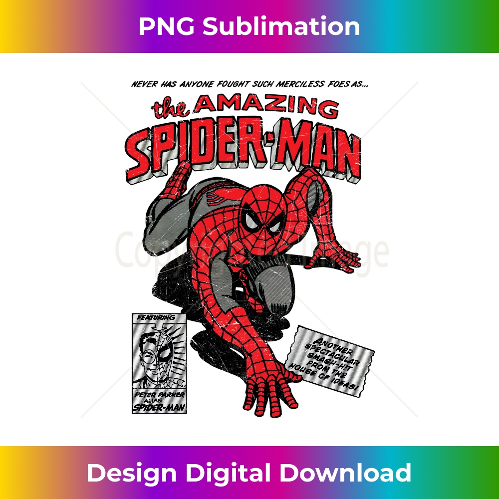 Marvel Spider-Man Retro Comic Long Sleeve - Crafted Sublimat | Inspire ...