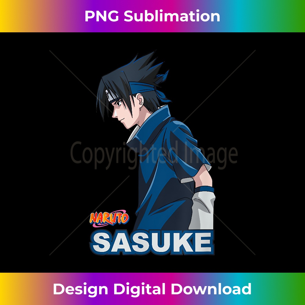 Naruto Classic Sasuke Side View - Futuristic PNG Sublimation - Inspire