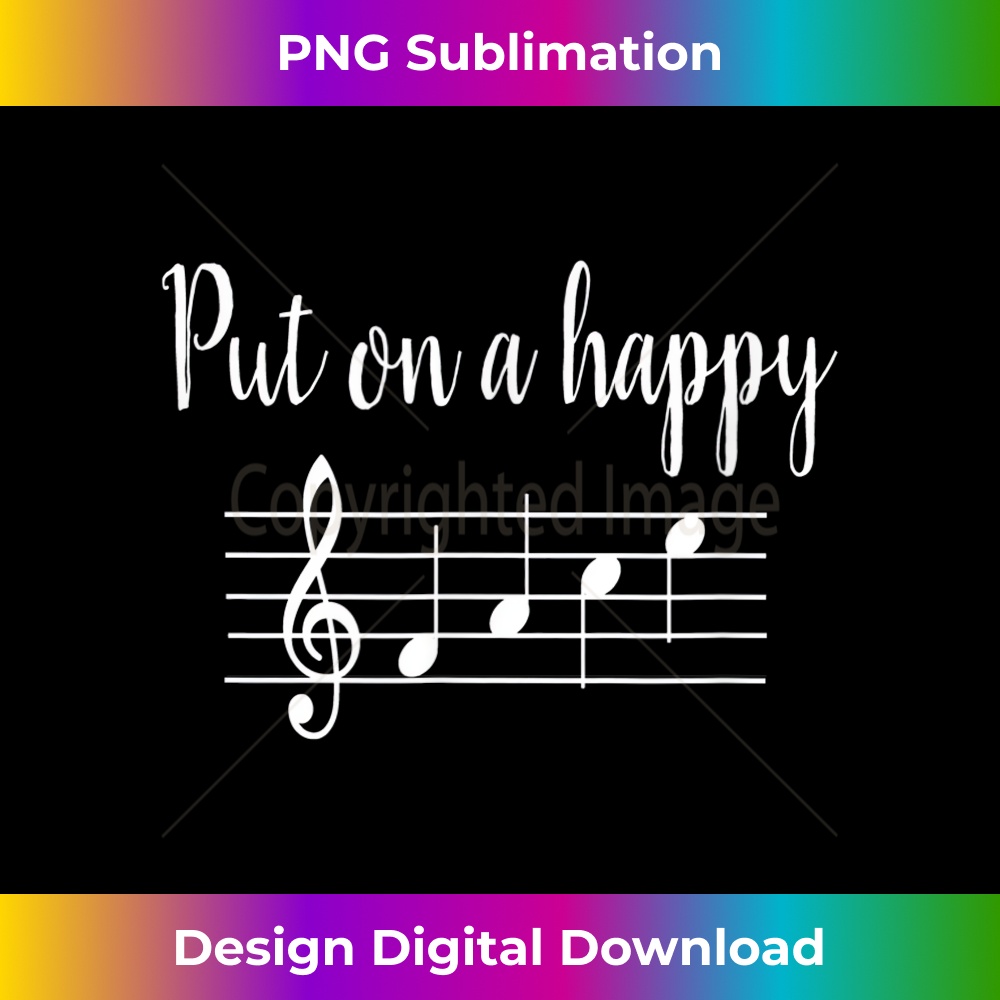 Put On a Happy Face Music Notes 1 - High-Resolution PNG Subl | Inspire ...
