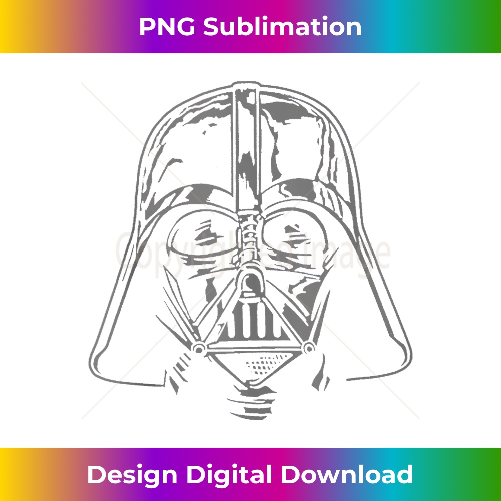 Star Wars Darth Vader Outline 1 - Modern Sublimation PNG Fil | Inspire ...