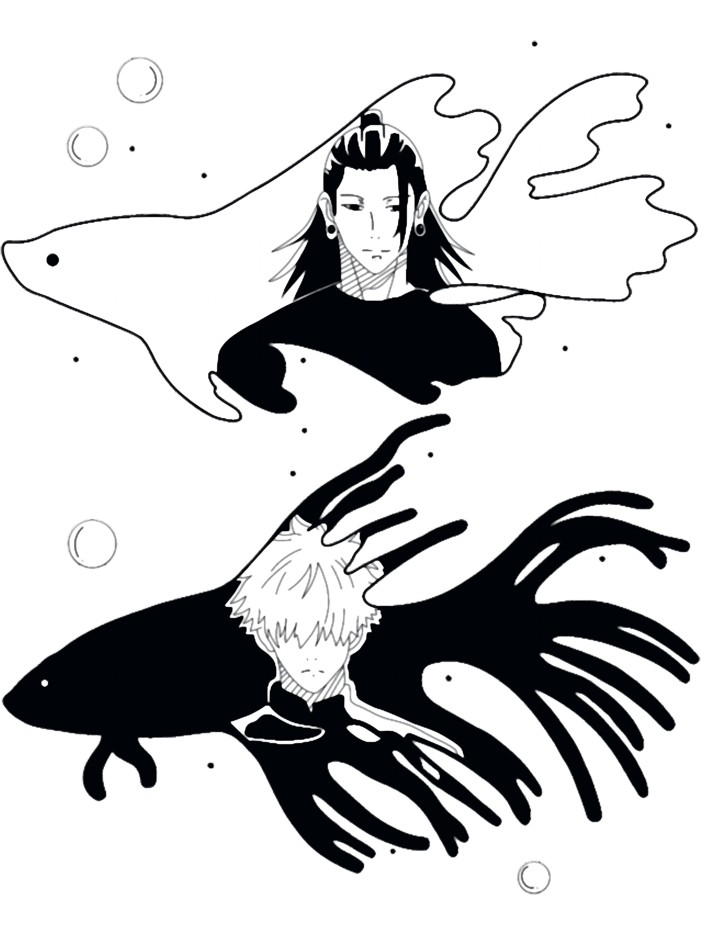 Gojo and Geto betta fish (1) | Inspire Uplift