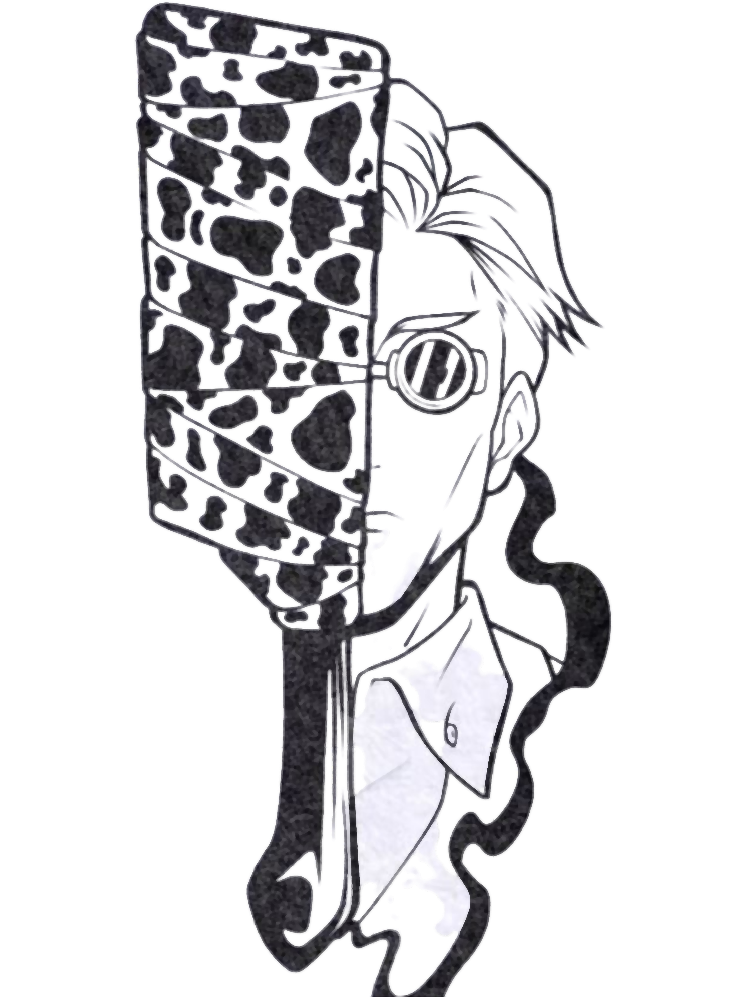 Kento Nanami Svg, Nanami Chibi Svg, Nanami Face Svg, Jujutsu