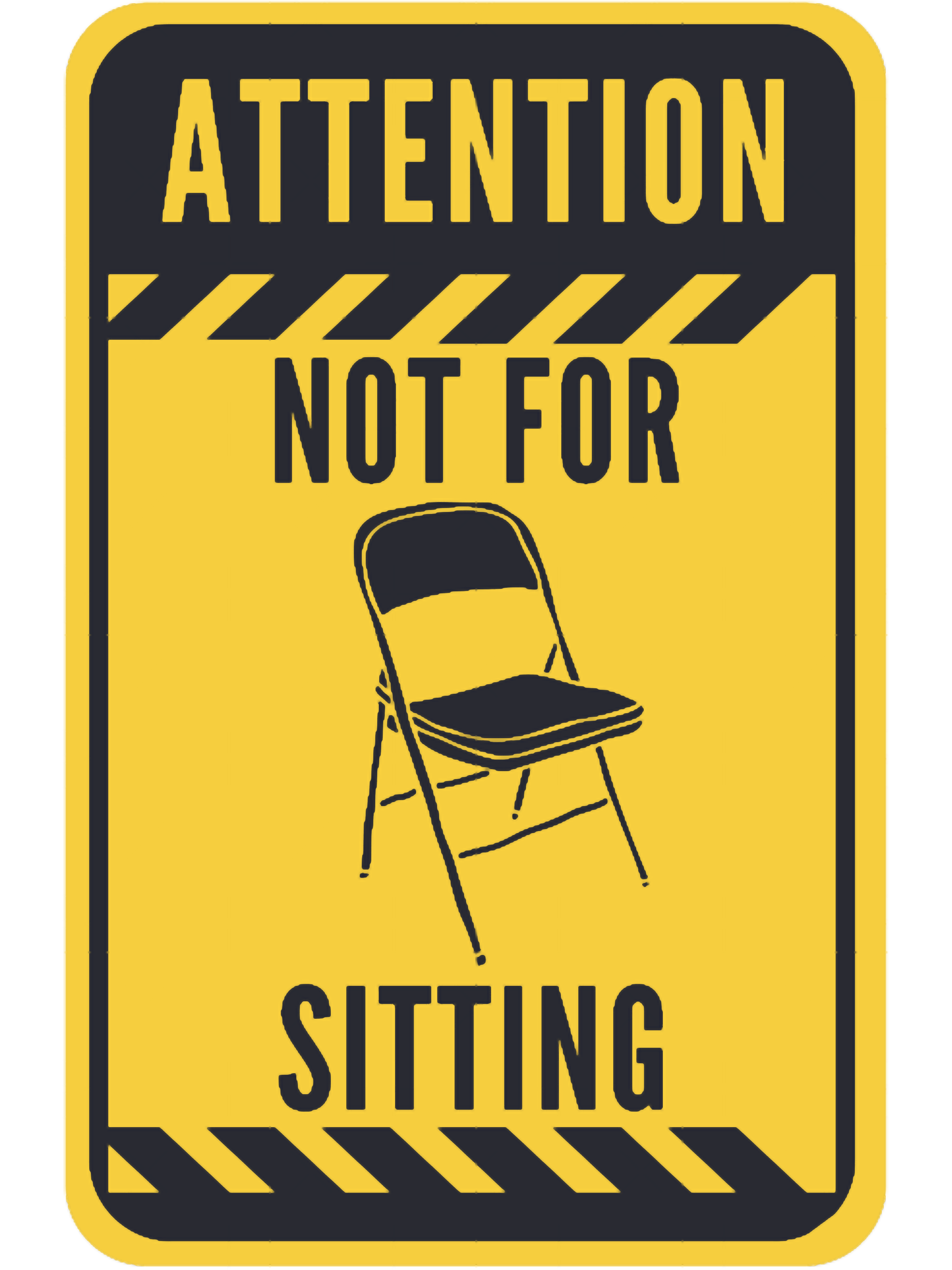 Folding chair sign | Inspire Uplift