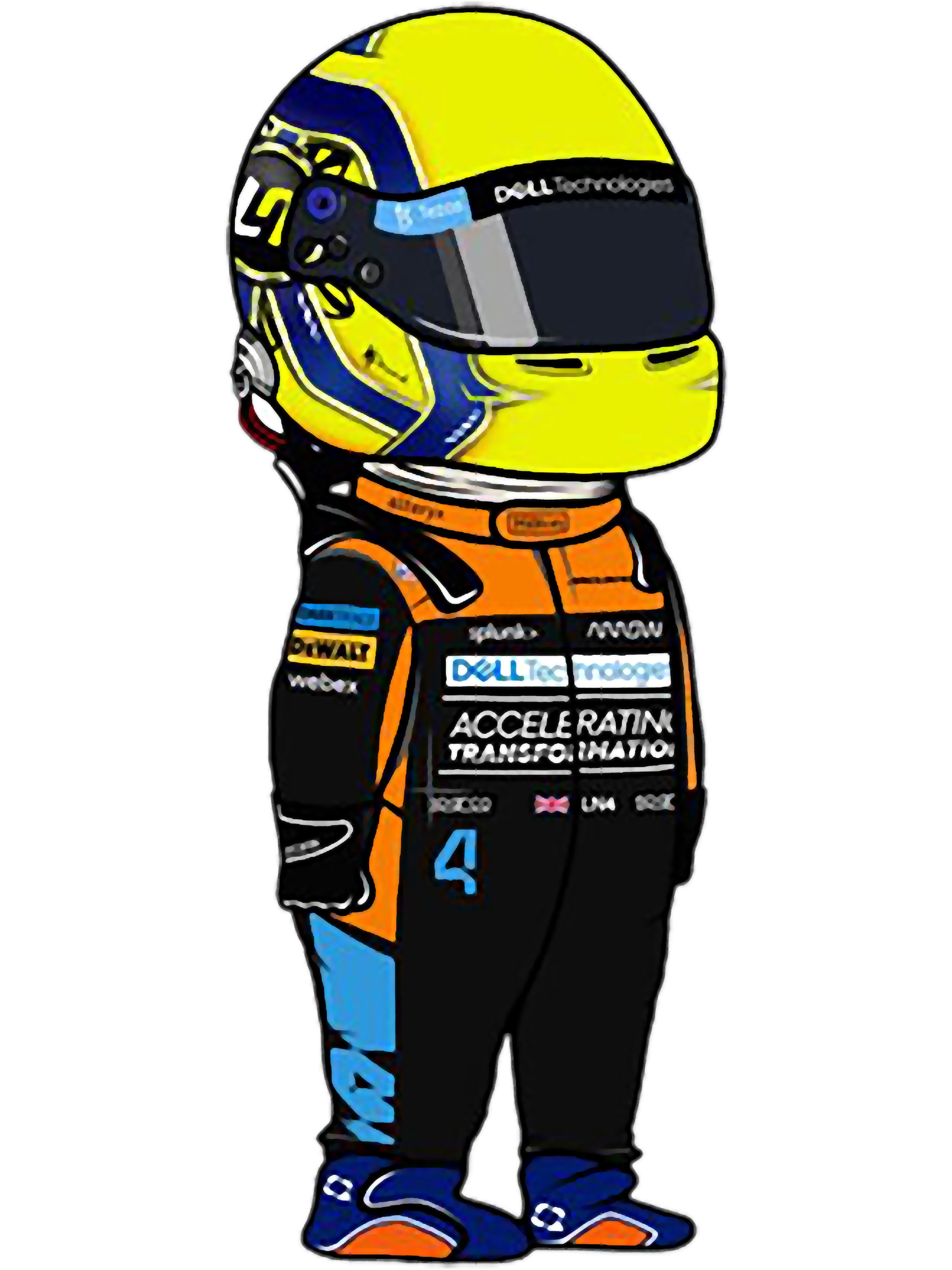 Mini Lando norris mclaren racing f1 2022 | Inspire Uplift