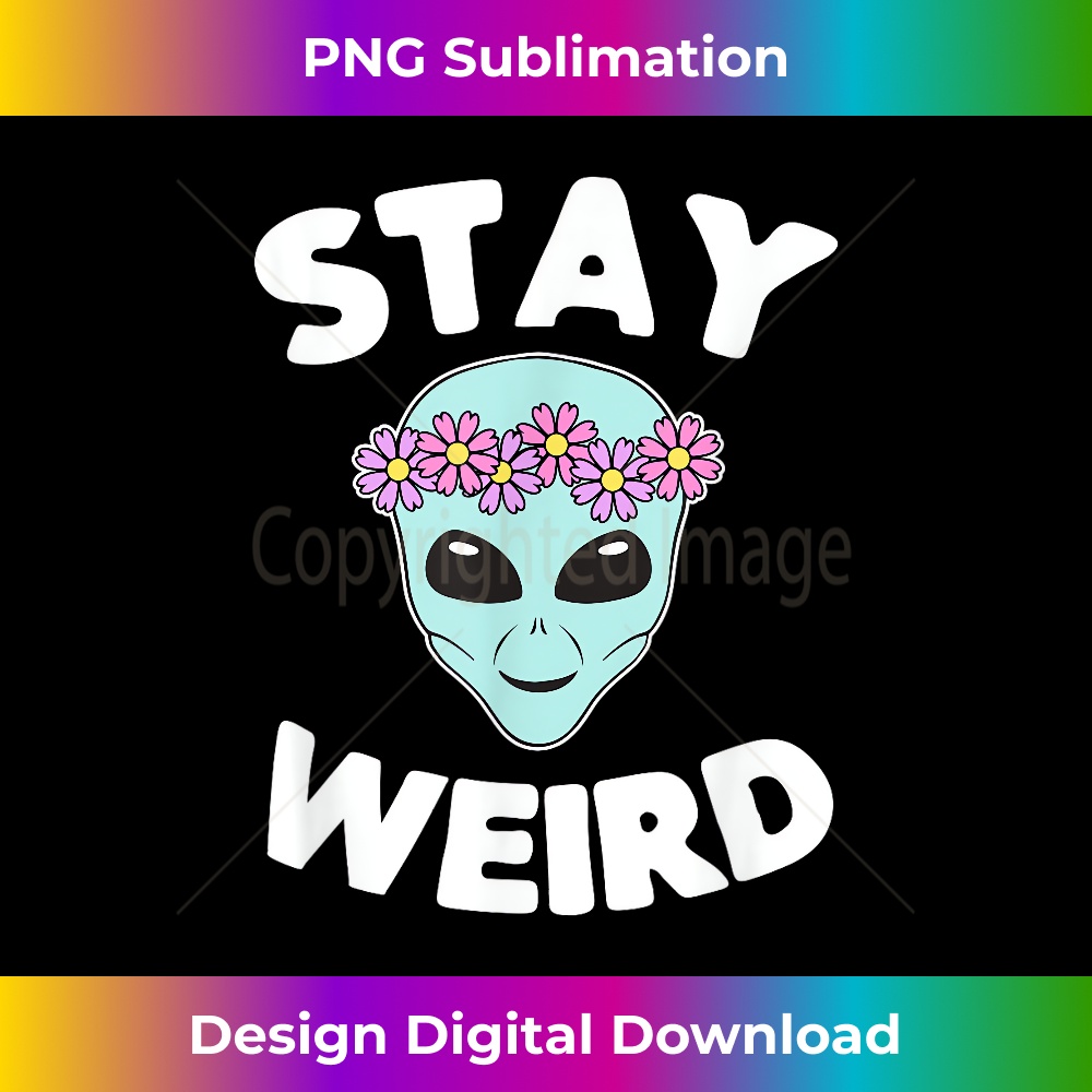 Alien head tshirt Stay Weird t-shirt Alien tee funny gift - | Inspire ...