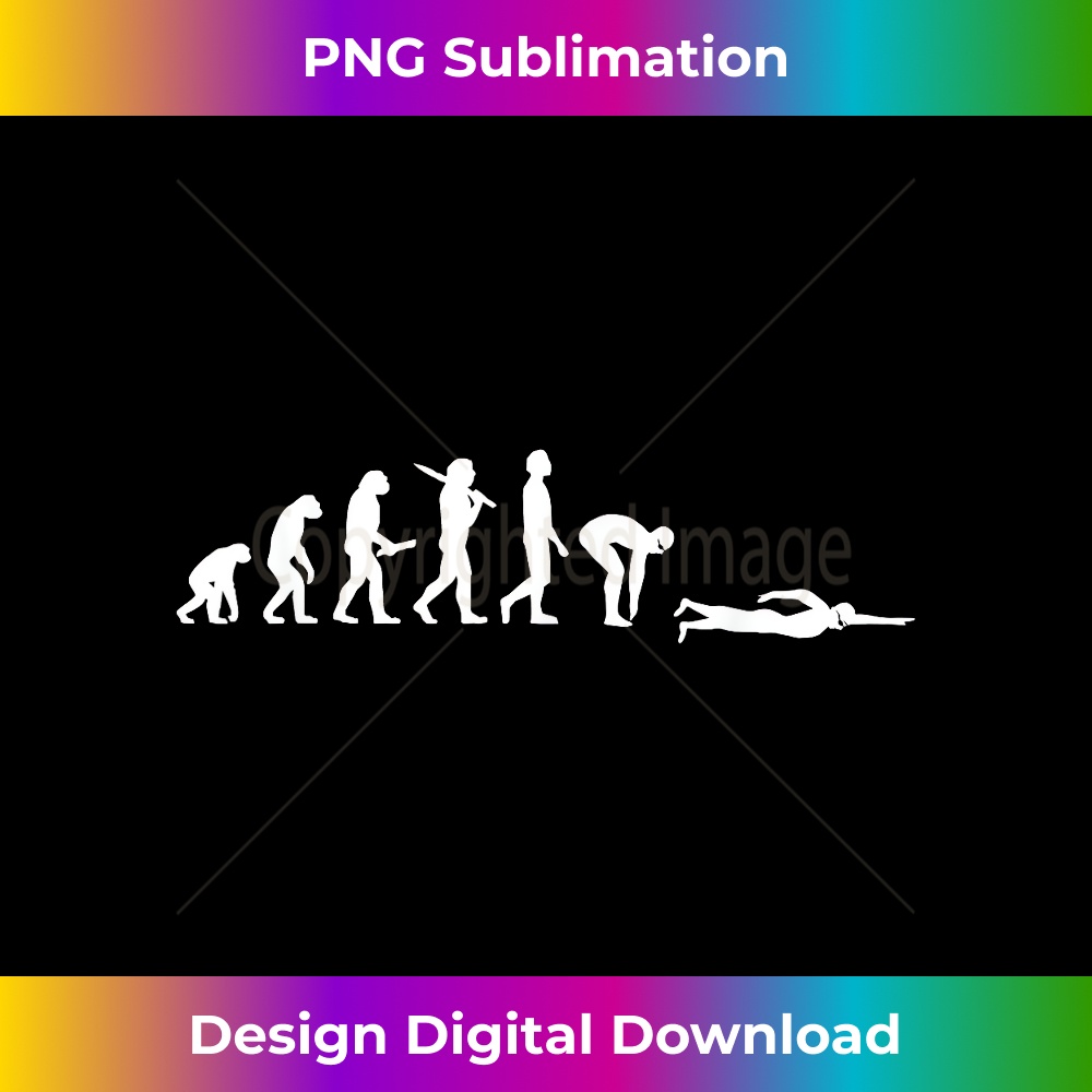 Funny Swimming Evolution Gift For Swimmers - Luxe Sublimatio | Inspire ...