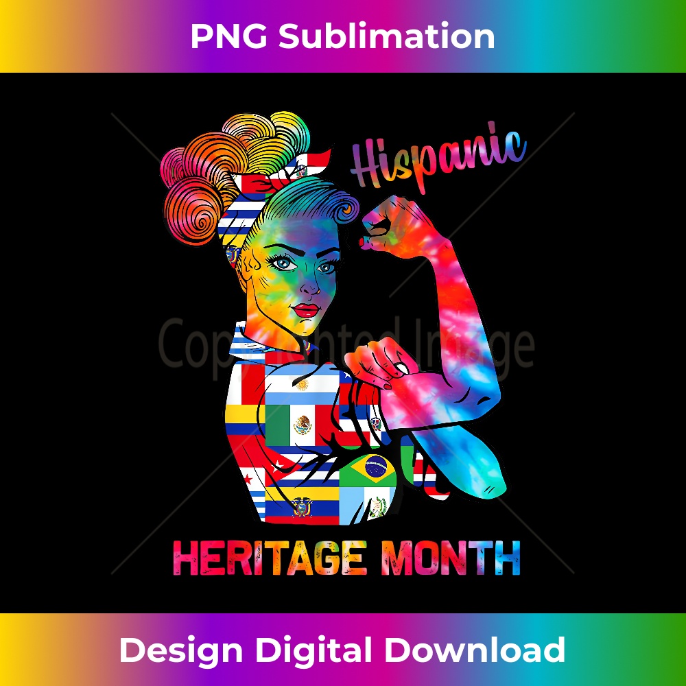 Women National Hispanic Heritage Month Hispanic All Flag - E | Inspire ...