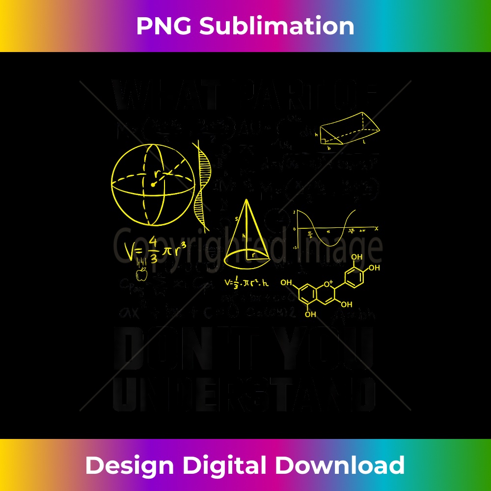 Math Teacher What Part of Don't You Understand Math Nerd - E | Inspire ...