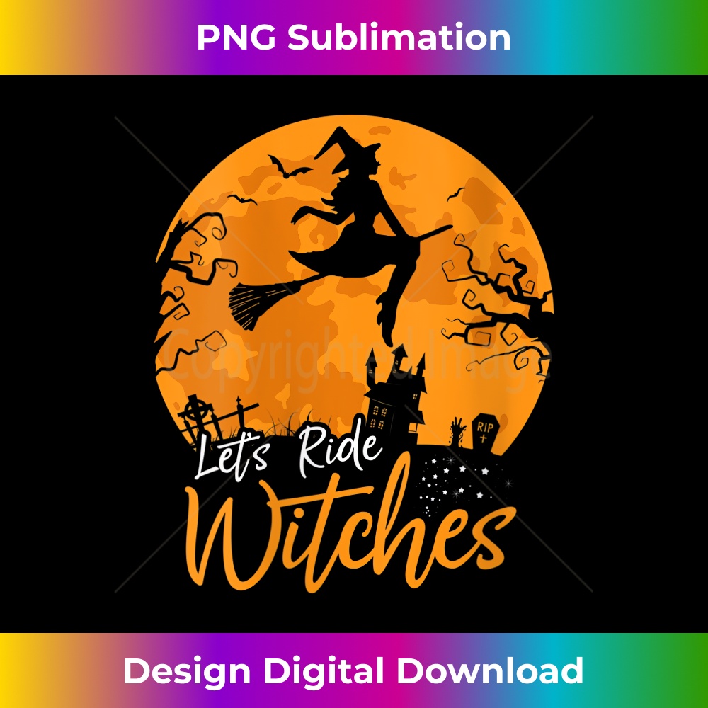 Womens Let's Ride Witches Witch Broomstick Halloween Costume | Inspire ...
