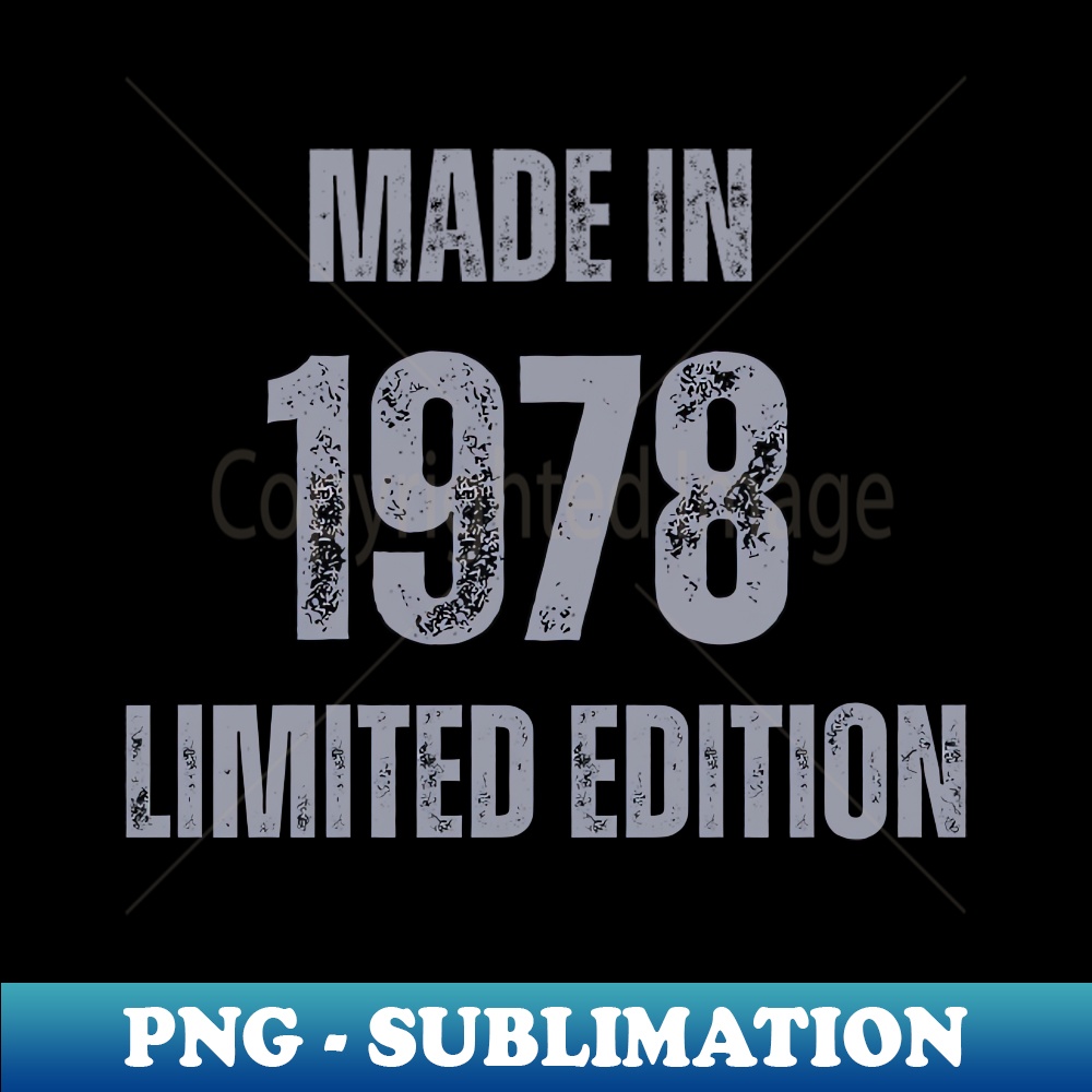 Vintage Made in 1978 , Limited Edition , Gift for Mom Dad Bi | Inspire ...