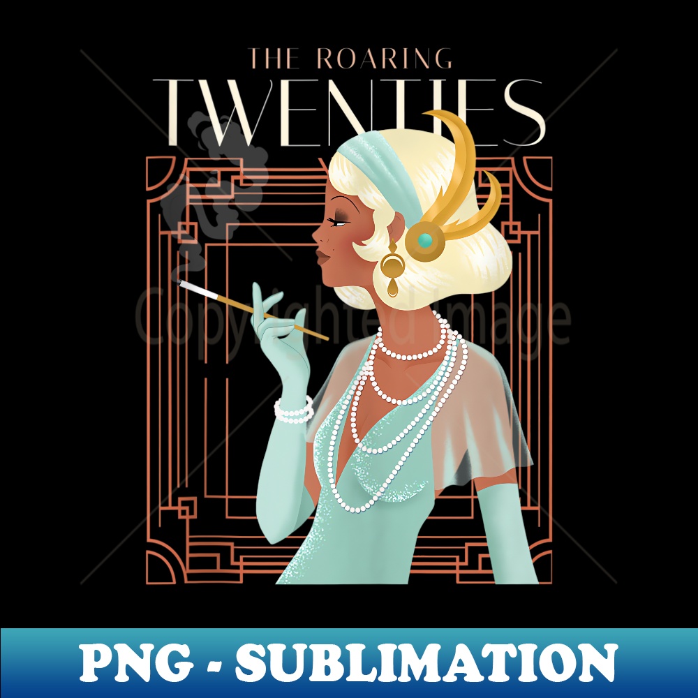 The Roaring Twenties 1920s Smoking Flapper Girl Art Deco - C | Inspire ...