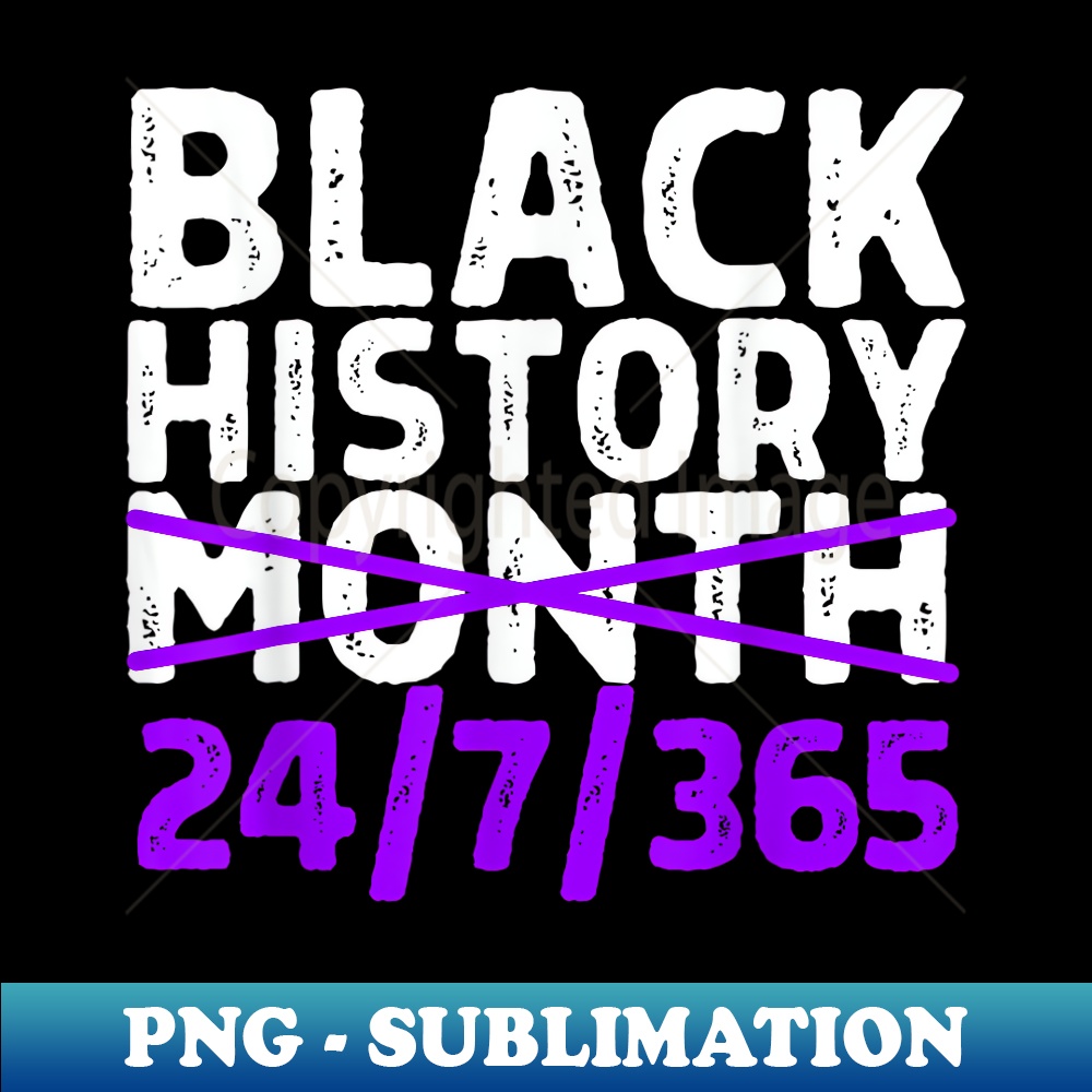 Black History Month 24 7 365 All Year Long Magic Purple - Cr | Inspire ...