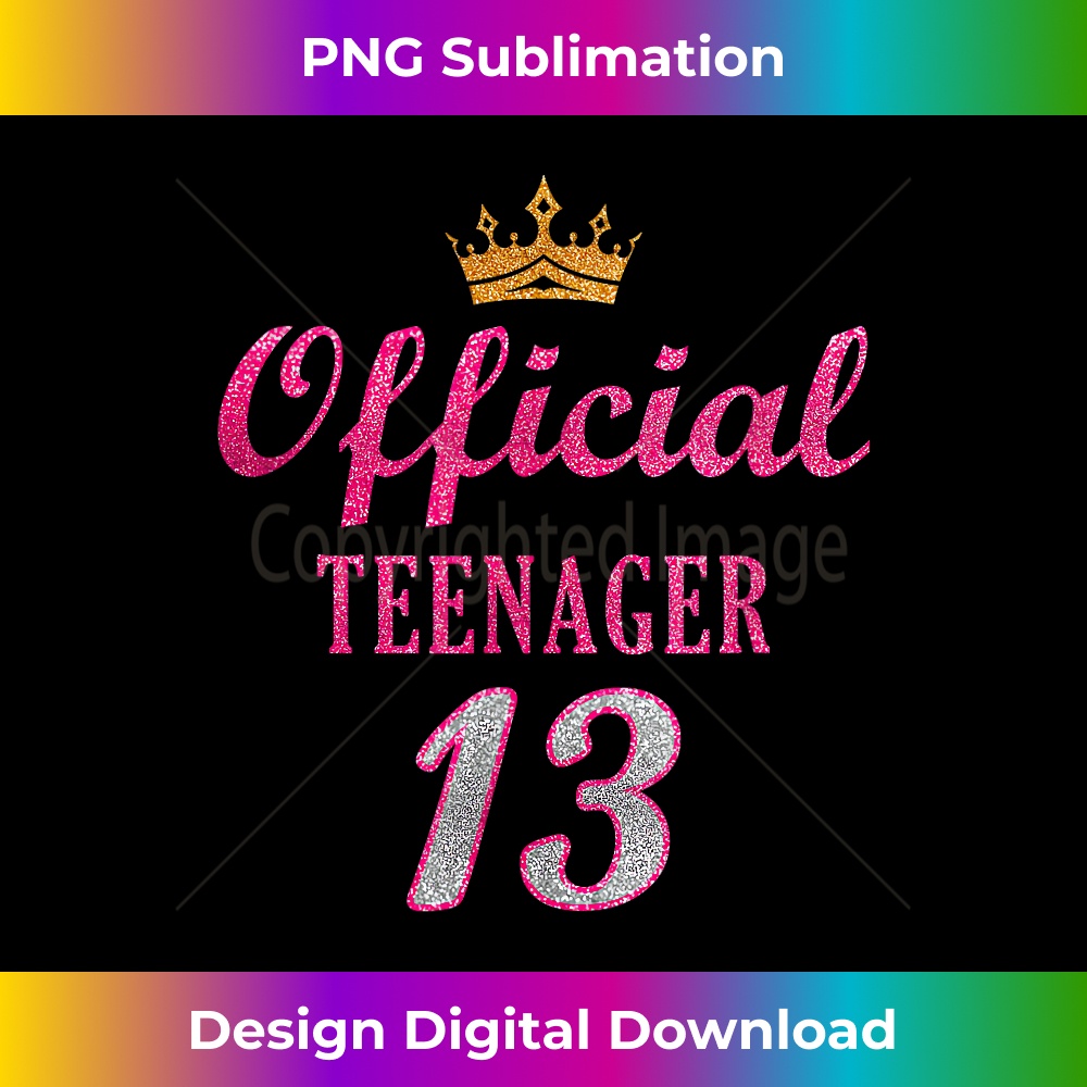 Official 13 Teenager Cute Thirteen 13th Birthday For Girls - | Inspire ...