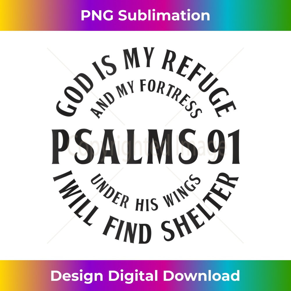 God Is My Refuge – Unisex Graphic Tee | Christian Inspirations Collection