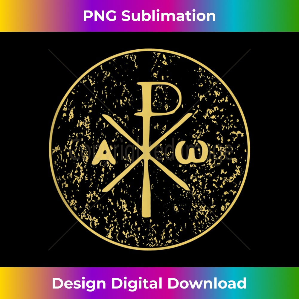 Chi Rho Alpha Omega Vector Chi Rho Alpha And Omega Christogram Christ Jesus Tank T - Mi | Inspire ...