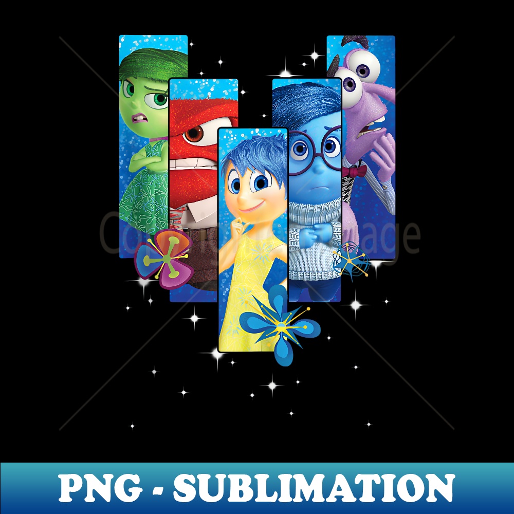 Happy Riley Sticker Inside Out Disney Inside Out Riley's Emotions Box - Exclusive PNG Subli | Inspire ...