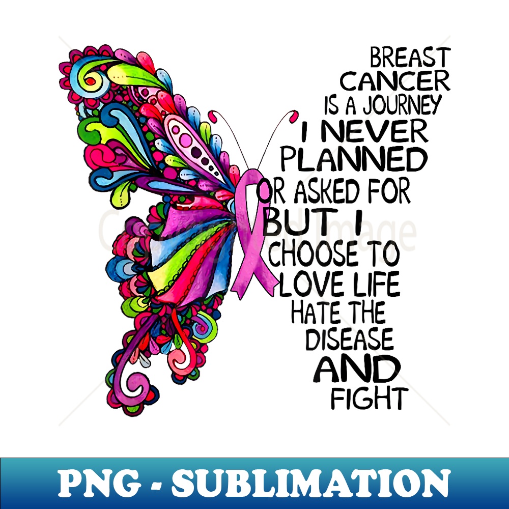 Breast Cancer Is A Journey - Breast Cancer Awareness | Inspire Uplift
