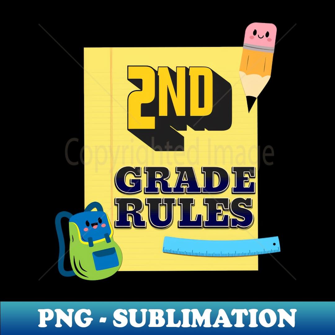2nd Grade Rules Back to School Graduation Backpack, Ruler an | Inspire ...