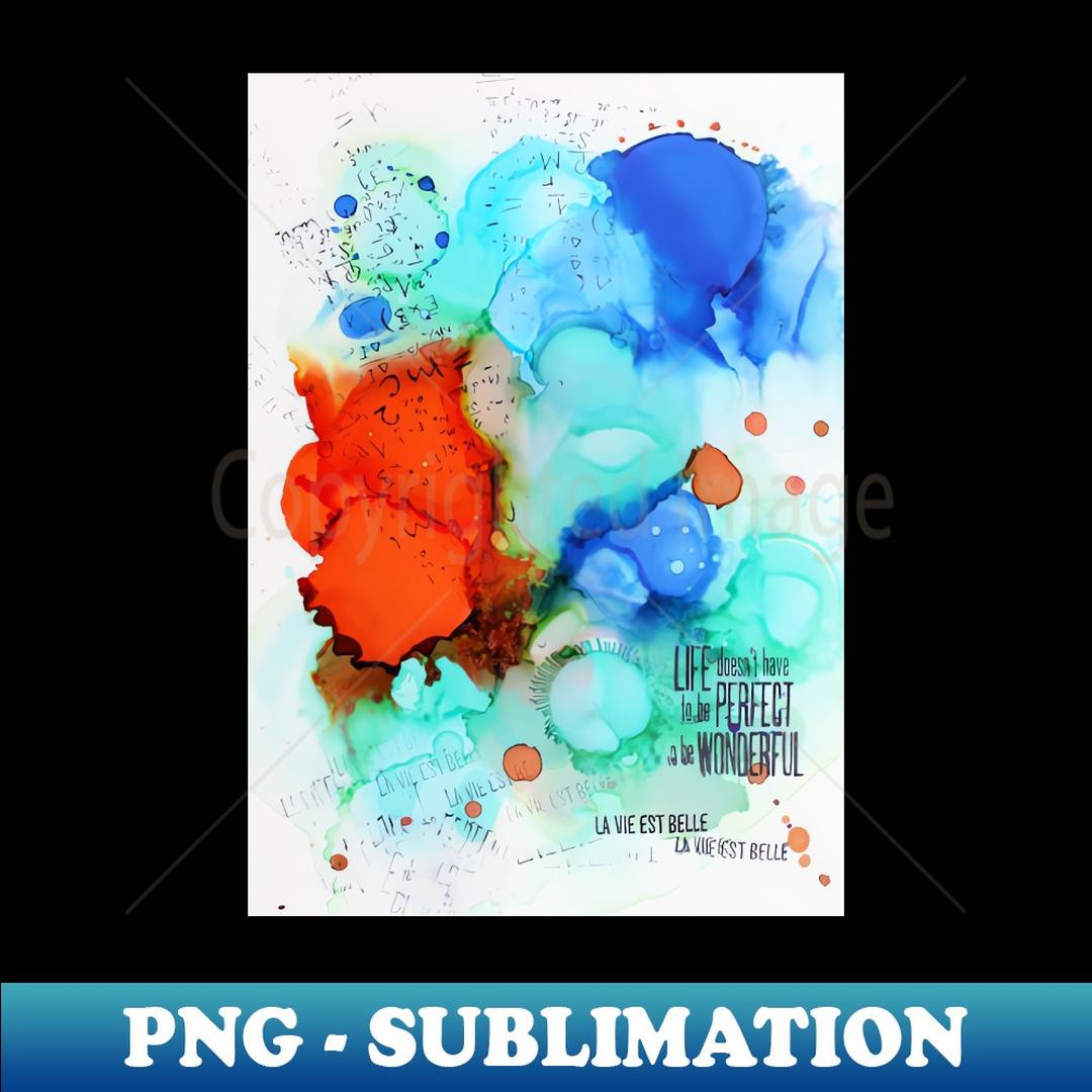 Life is Beautiful - Artistic Sublimation Digital File | Inspire Uplift