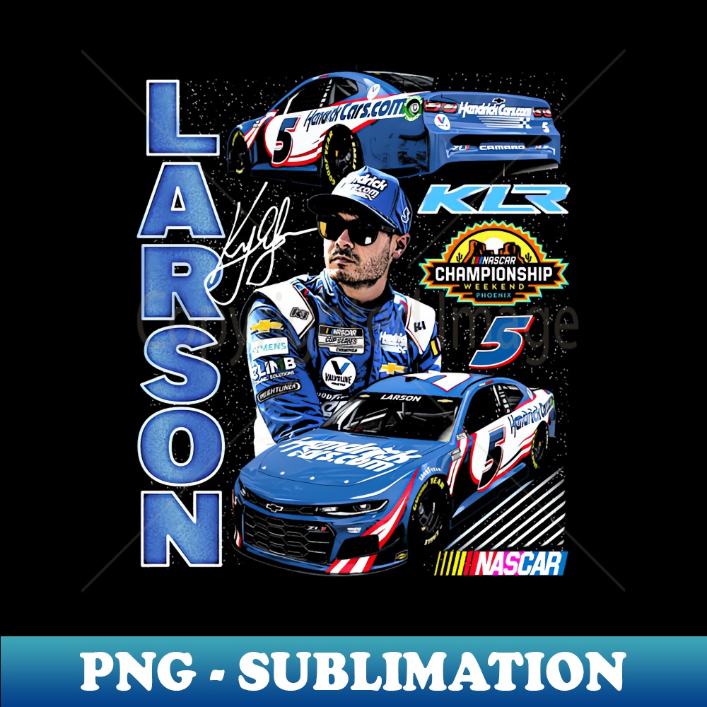 Kyle Larson Vintage - Premium Sublimation Digital Download | Inspire Uplift