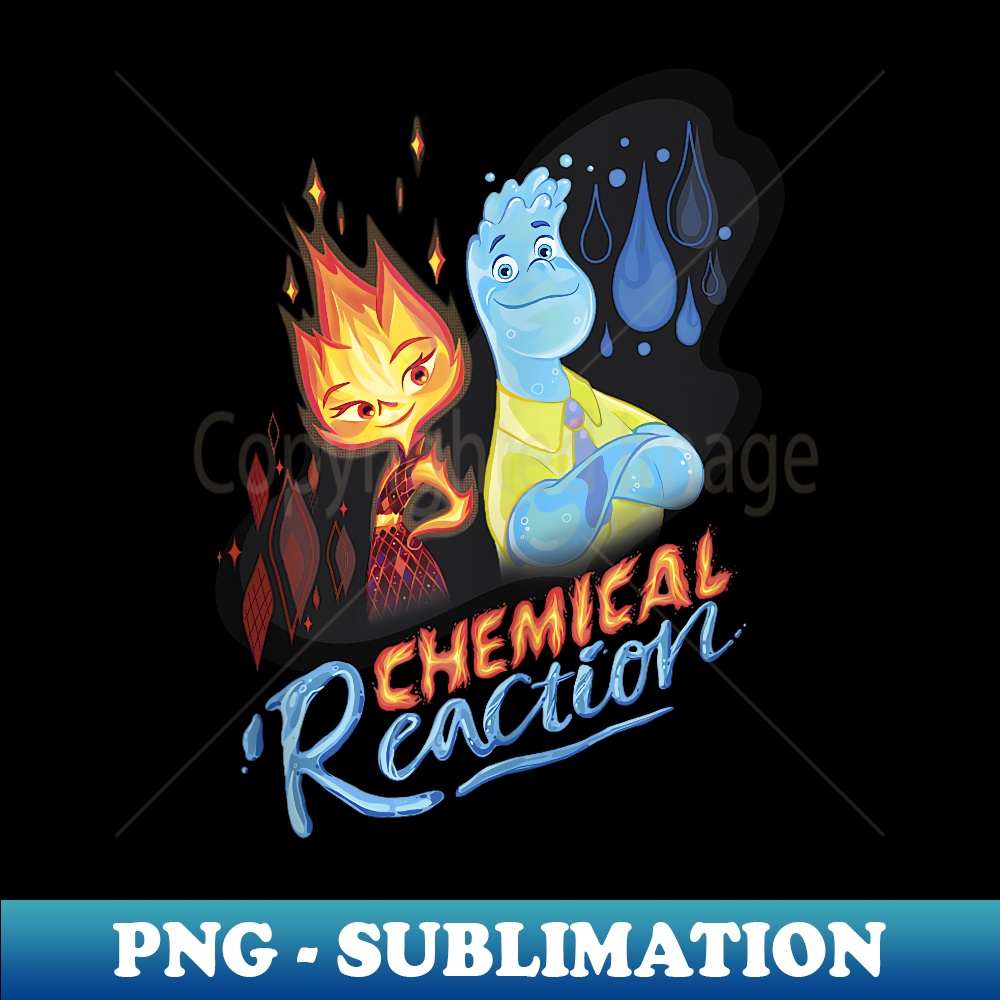 Disney Pixar Elemental Chemical Reaction Ember & Wade Shot - | Inspire ...