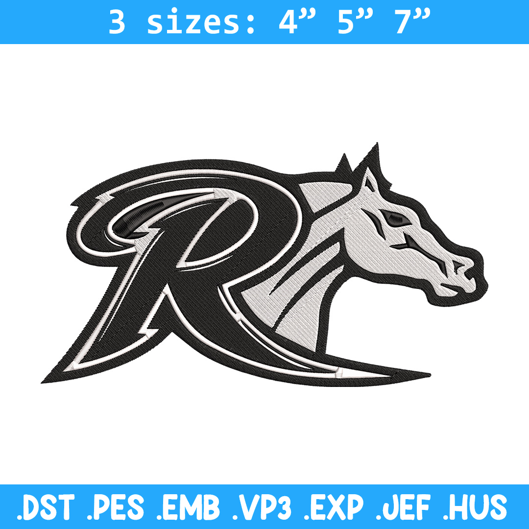 Rider University logo embroidery design,NCAA embroidery, Spo - Inspire ...