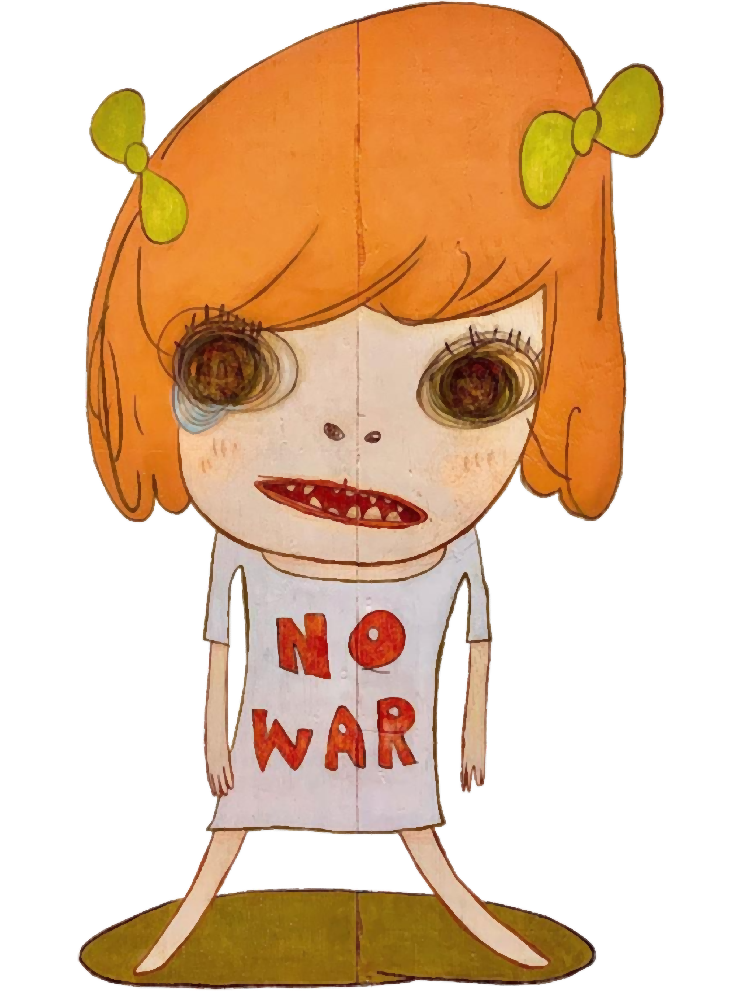 Yoshitomo Nara NO WAR! ポスター