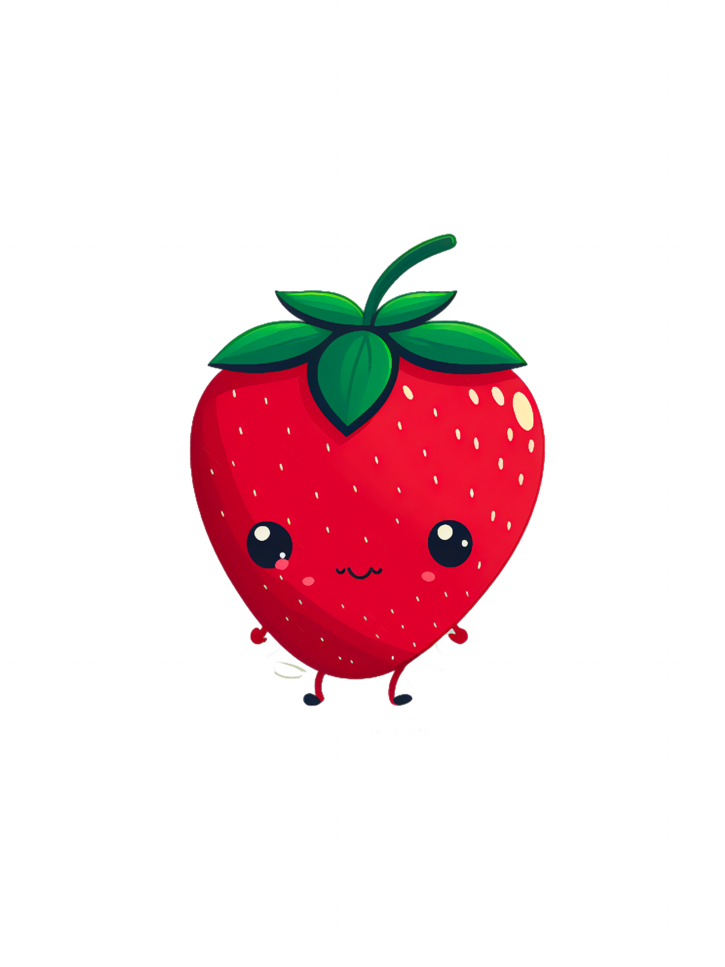 Strawberry Cute Chibi Kawaiii Inspire Uplift