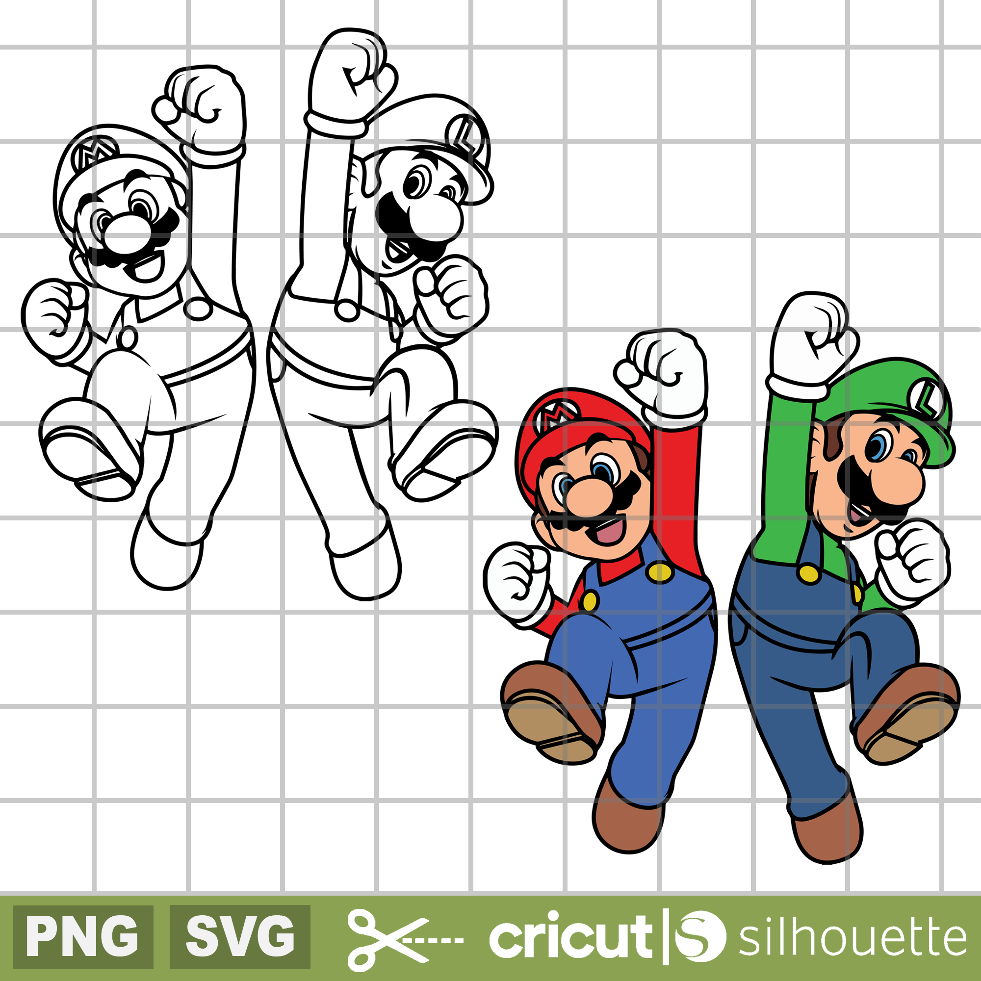 Mario svg, Mario png, Super Mario svg, Super Mario png, Supe - Inspire