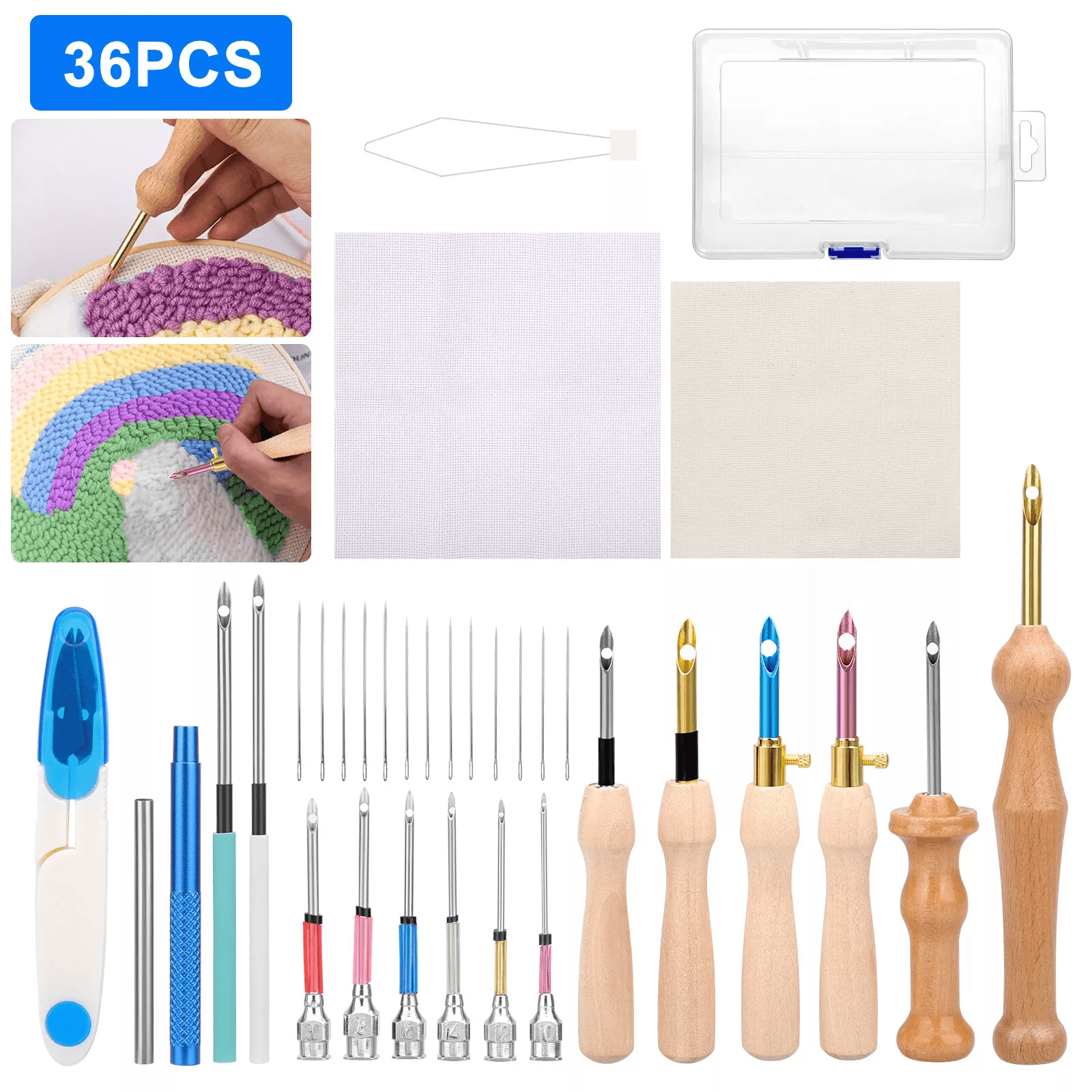 Punch Needle Embroidery Kit for Beginners 36PCS | Inspire Uplift