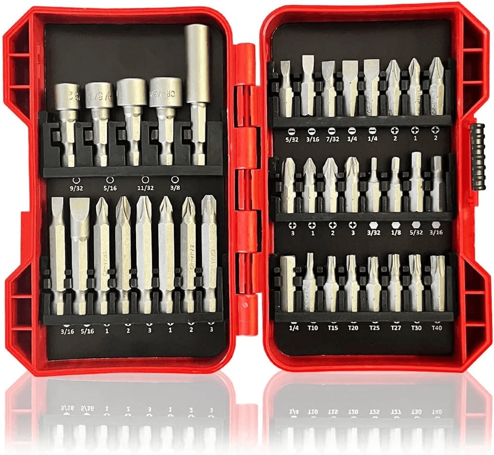 Gearzaar 34-Piece Torx Bit & E-Socket Set – 3/8
