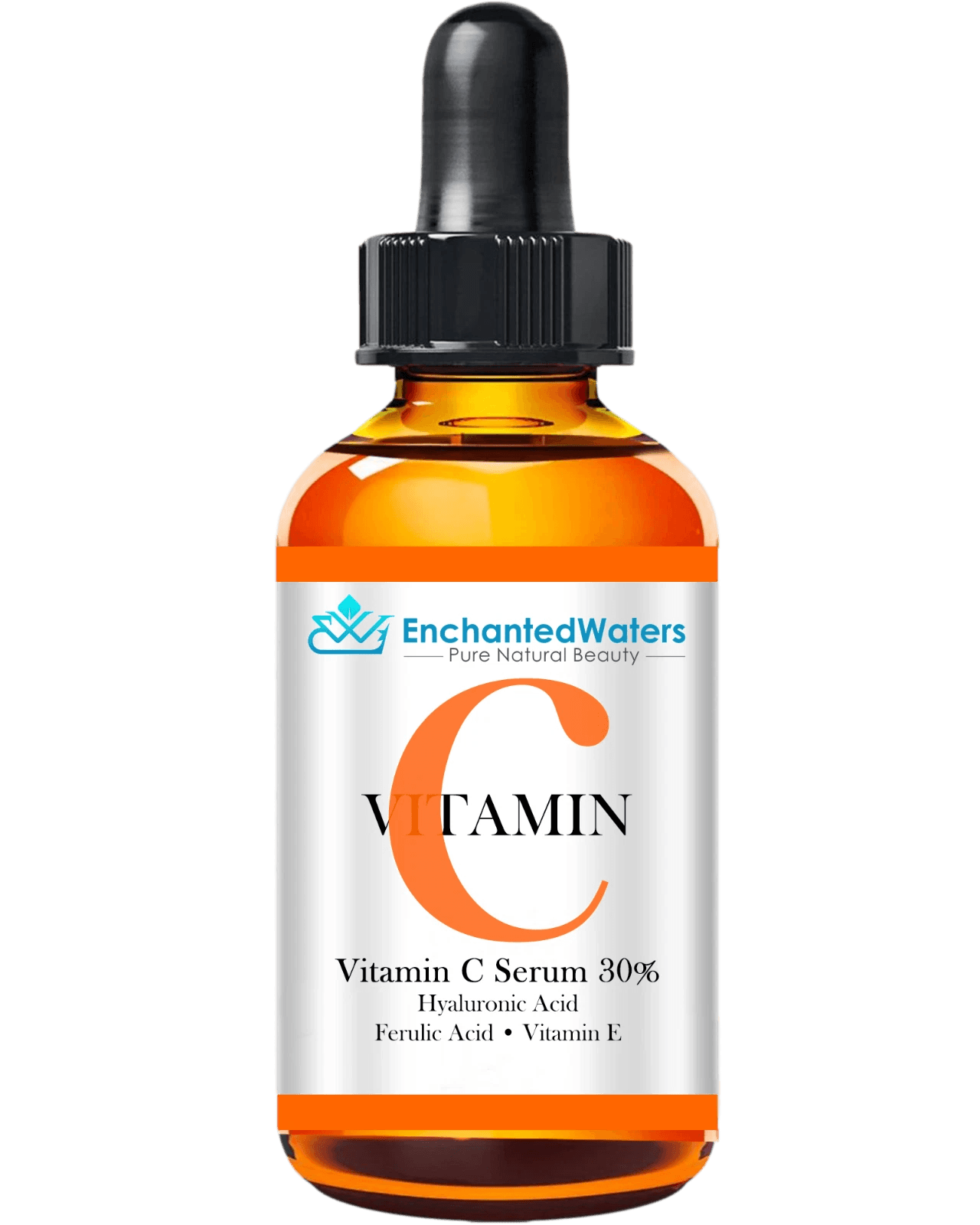 Vitamin C 30% Facial Serum with Hyaluronic Acid Ferulic Acid Anti-Aging Gel Cream for Brightening Firming Skin