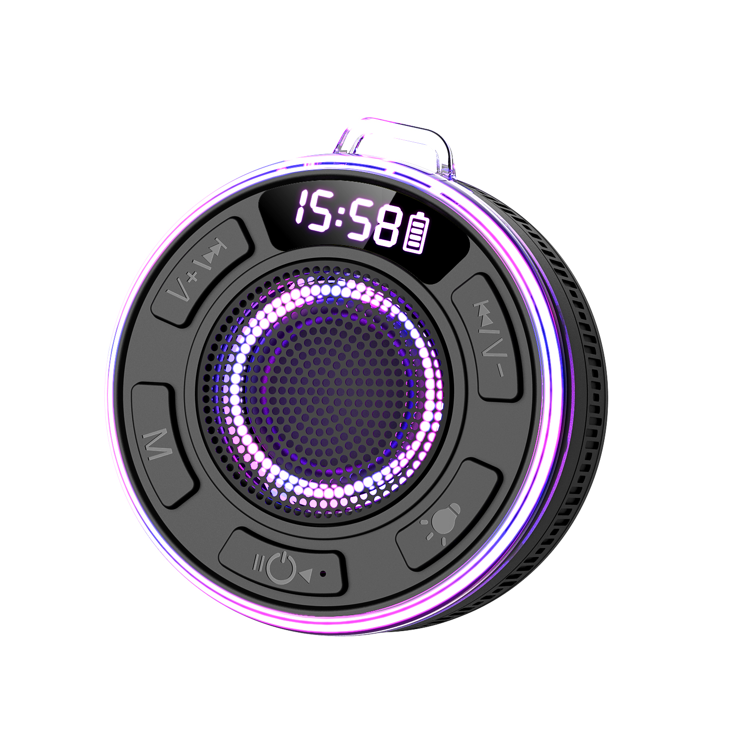 Wireless Speaker IPX7 Waterproof, 1100mAh Battery, Newest Portable Speaker with Built-in Mic, Loud Sound