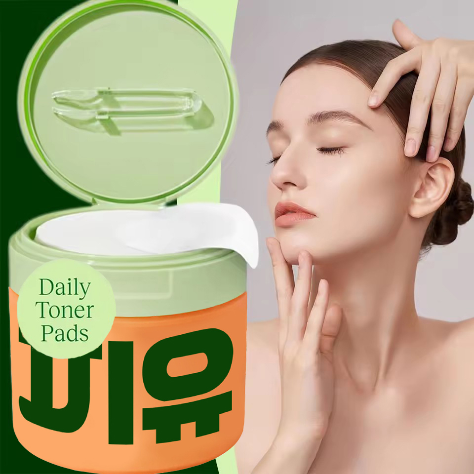 Dark Spot & Wrinkle Minimizing Solution, Anti-Aging Toner Pads with Snail Mucin, Niacinamide, and Peptide Complex
