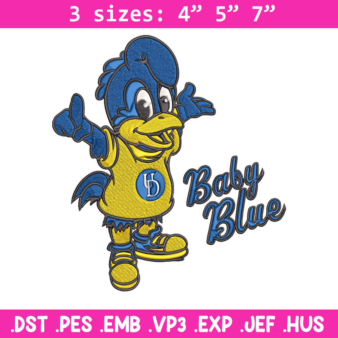 University Delaware logo embroidery design, Sport embroidery | Inspire ...