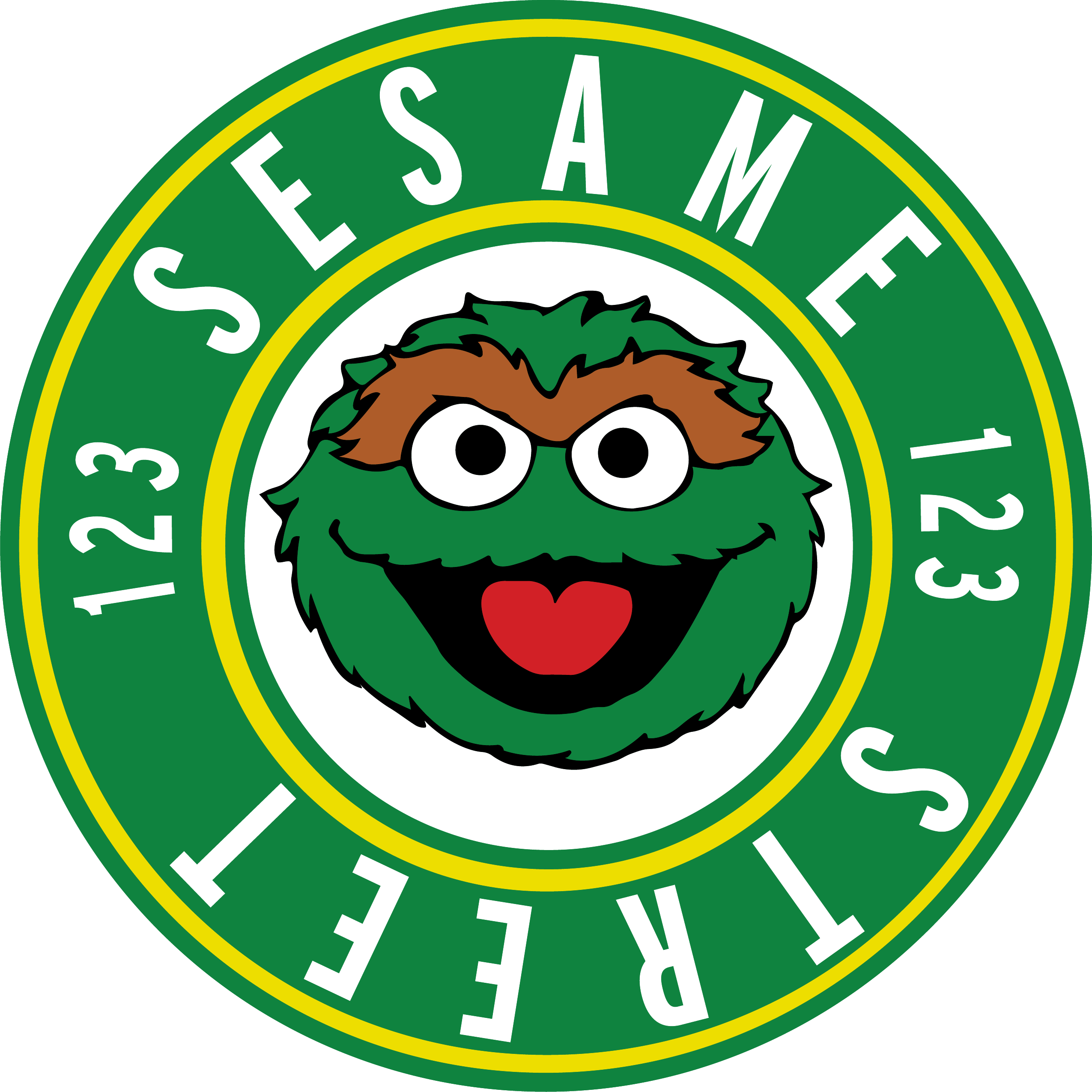 Oscar Sesame Street Logo Svg, Sesame Street Svg, Cartoon Svg | Inspire