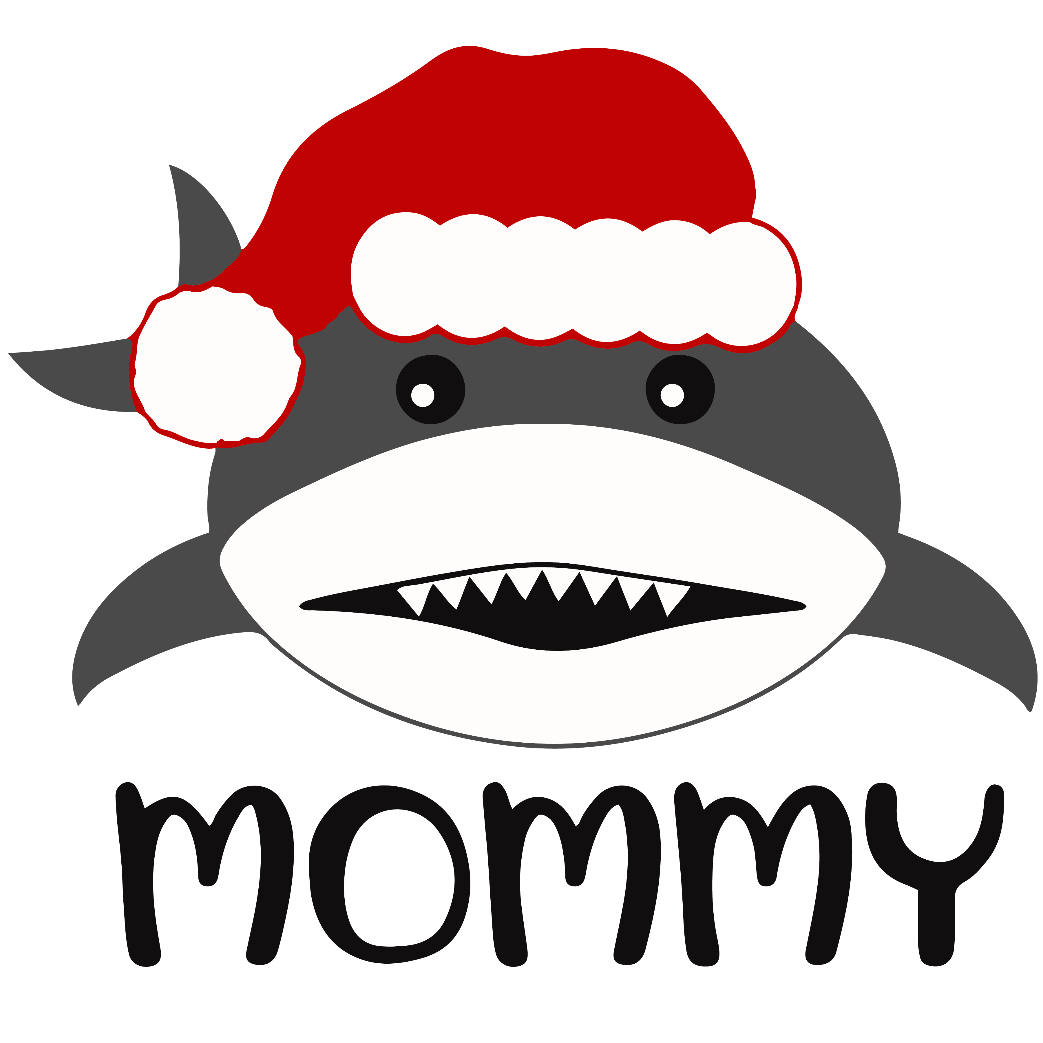 Mommy Shark Svg, Shark Christmas Svg, Shark family Svg, Chri | Inspire Uplift