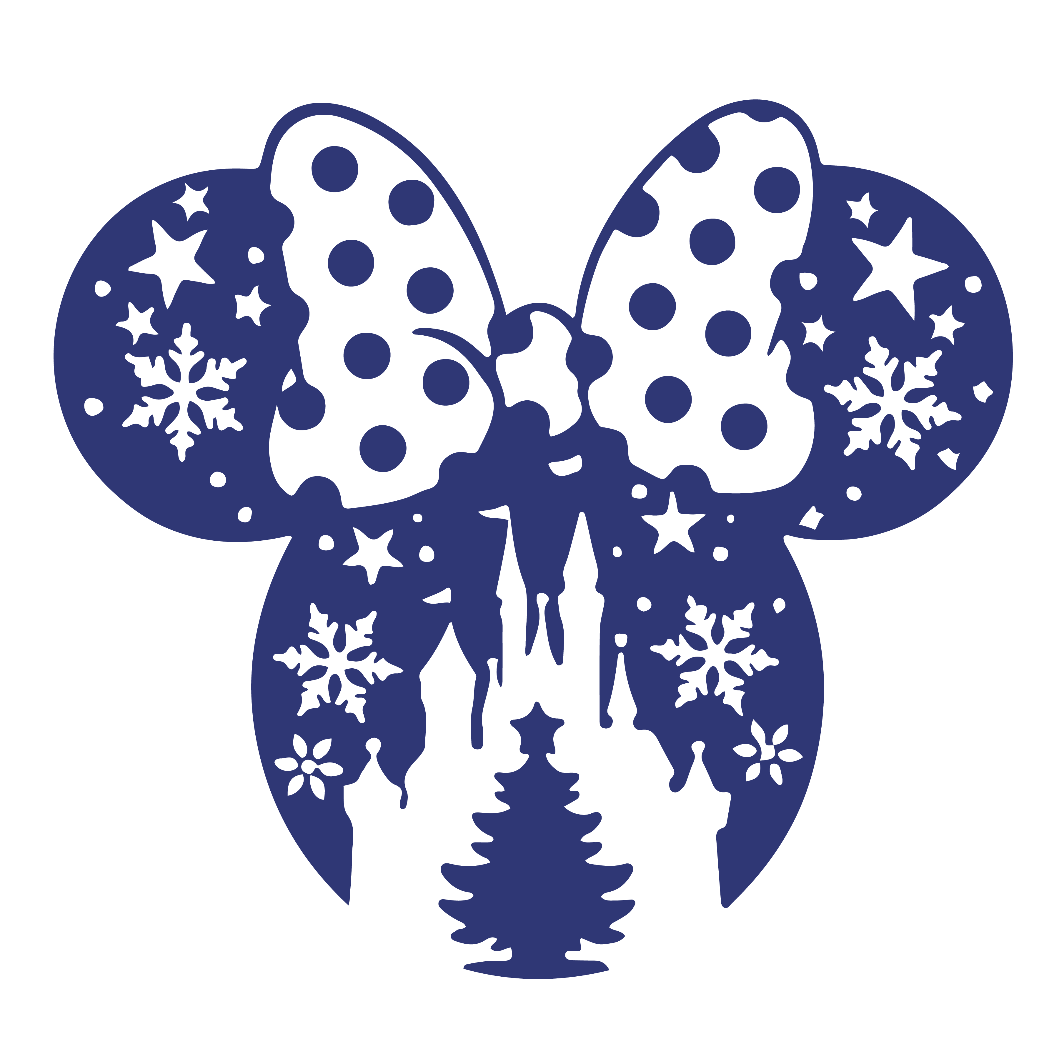 Minnie mouse head castle Svg, Disney Christmas Svg, Minnie m | Inspire