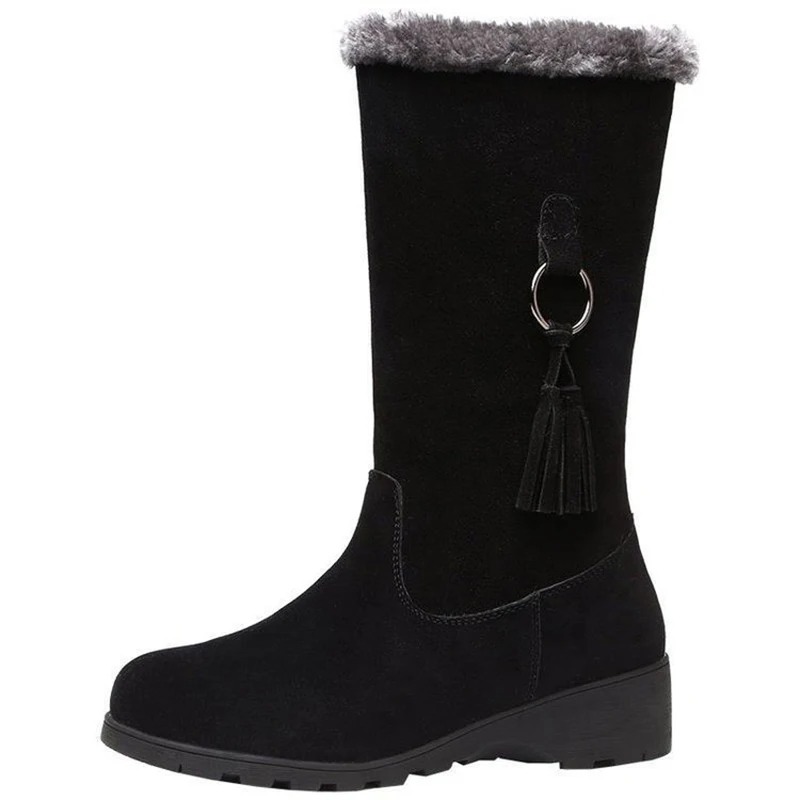 Snow boots for Women – Women Snow Boots Winter Female Boots – Non-slip Thigh High Boots Fashion Warm Fur Woman