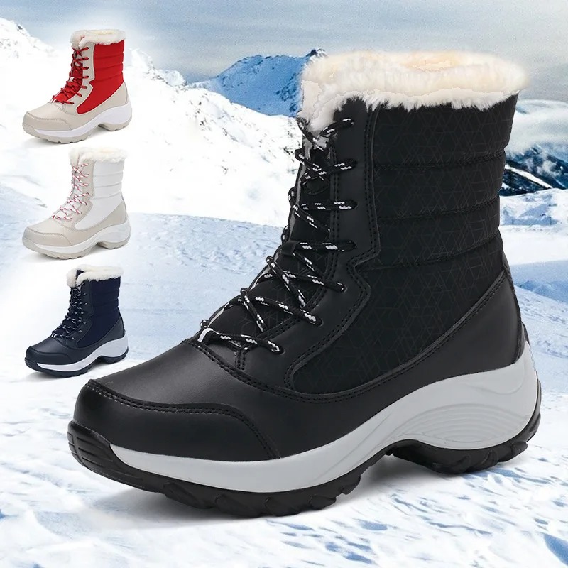 Ankel Boots for Women Winter Outdoor Warm Snow Boots | Inspire Uplift