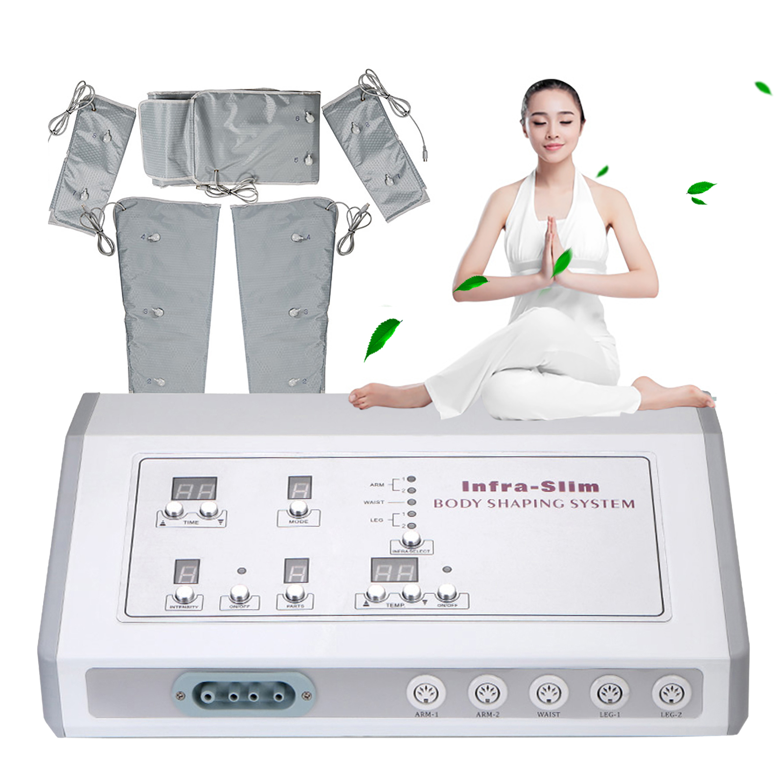 Home Use Slimming Suit with Far-Infrared Ray Heating, Air Pressure Pressotherapy System for Body Contouring & cellulite
