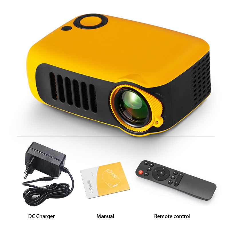 A2000 MINI Projector Portable, 1080P 4K HD Home Cinema Video Projector with Smart TV BOX 3D LED Laser Beamer for Outdoo